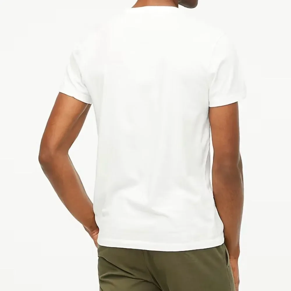 J. Crew Cotton‎ Washed Jersey Pocket Tee white XL NWT IN PACKAGE